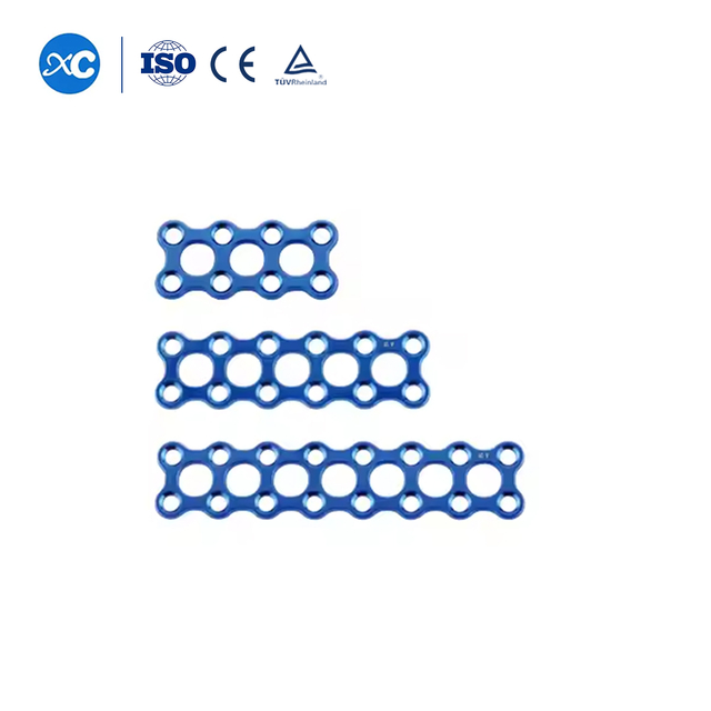 2.0 Mini placca rettangolare di bloccaggio maxillofacciale