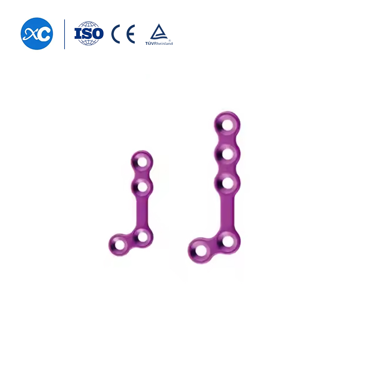 1.5 Maxillofacial micro 110 ° L-plate