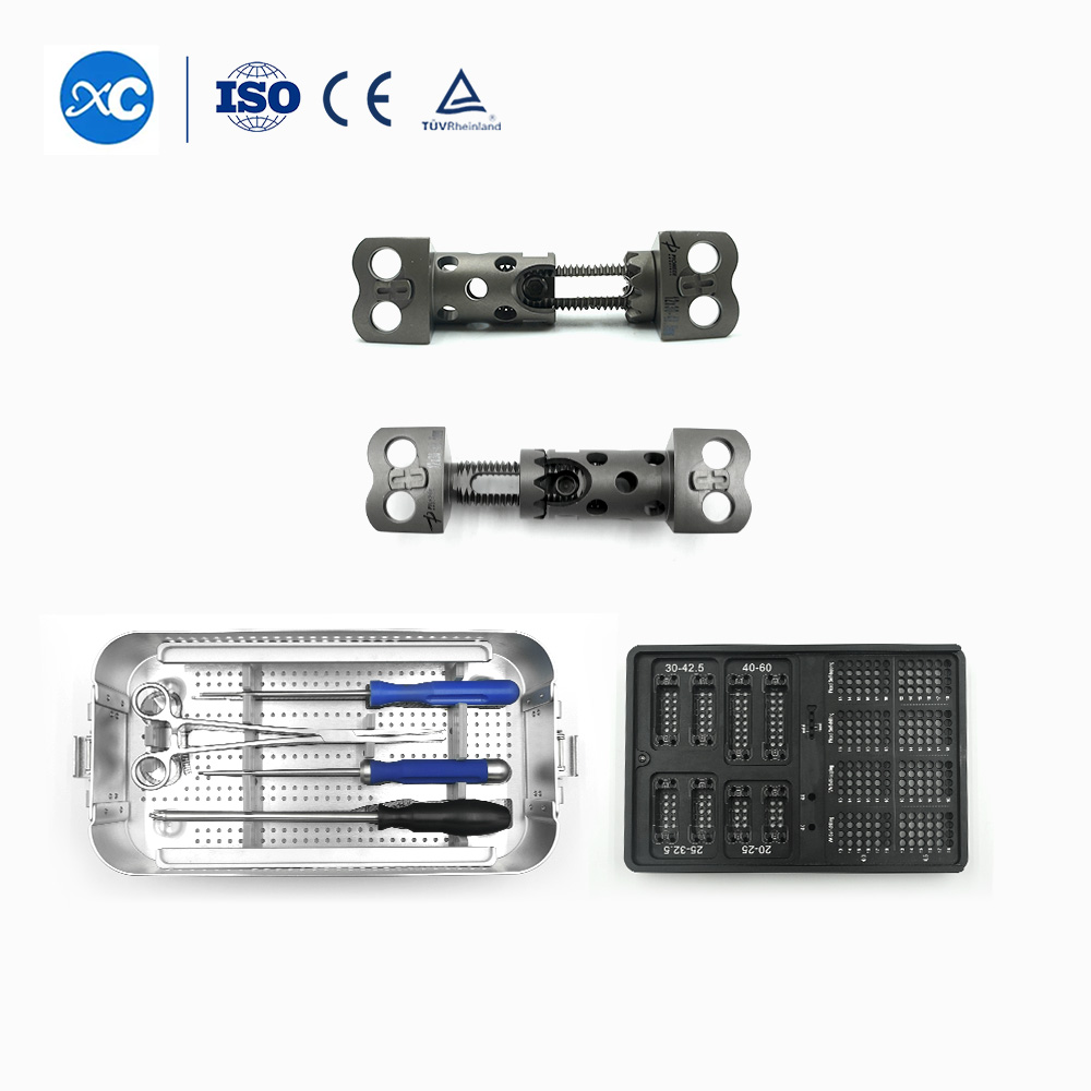 Hoʻonohonoho ʻia nā mea kani Titanium Cage II | Kiko Pa'i Pa'i Pu'a Pu'a hope | XC Medico