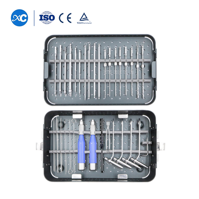 Комплет инструмената са канулираним безглавим компресијским завртњима