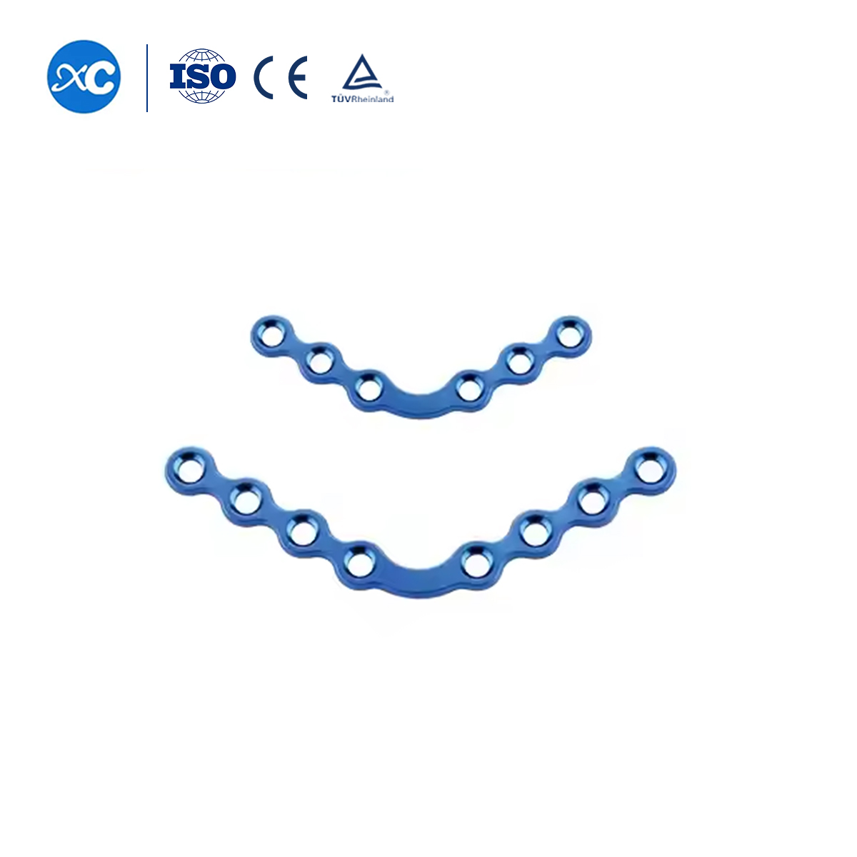 2.0 maxillofacial mini locking 120 ° arc plate