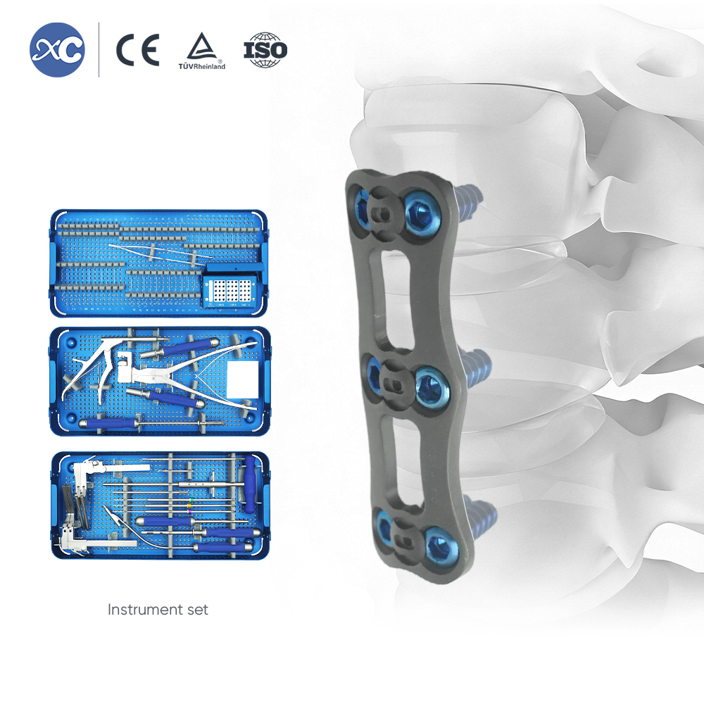 Sistema de placa cervical anterior | Implante de columna vertebral de titanio | XC Medico
