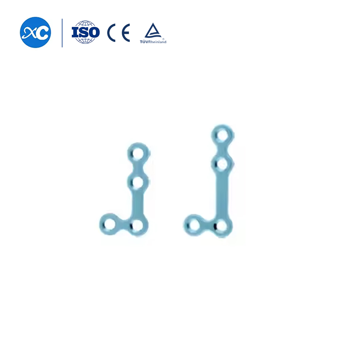 2.0 Maxillofacial Mini 90 ° L-plate