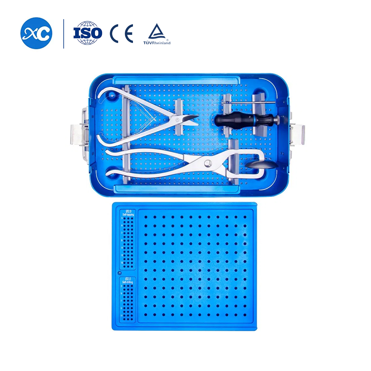 Itakda ang Titanium Mesh Instrument