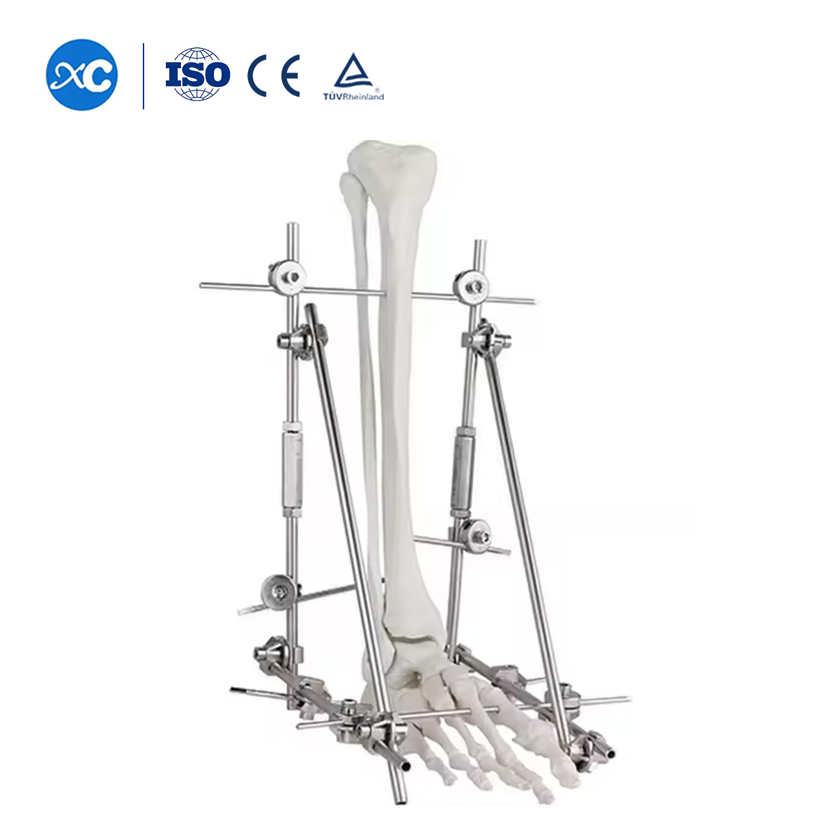 Ankle joint combinational fixator C type