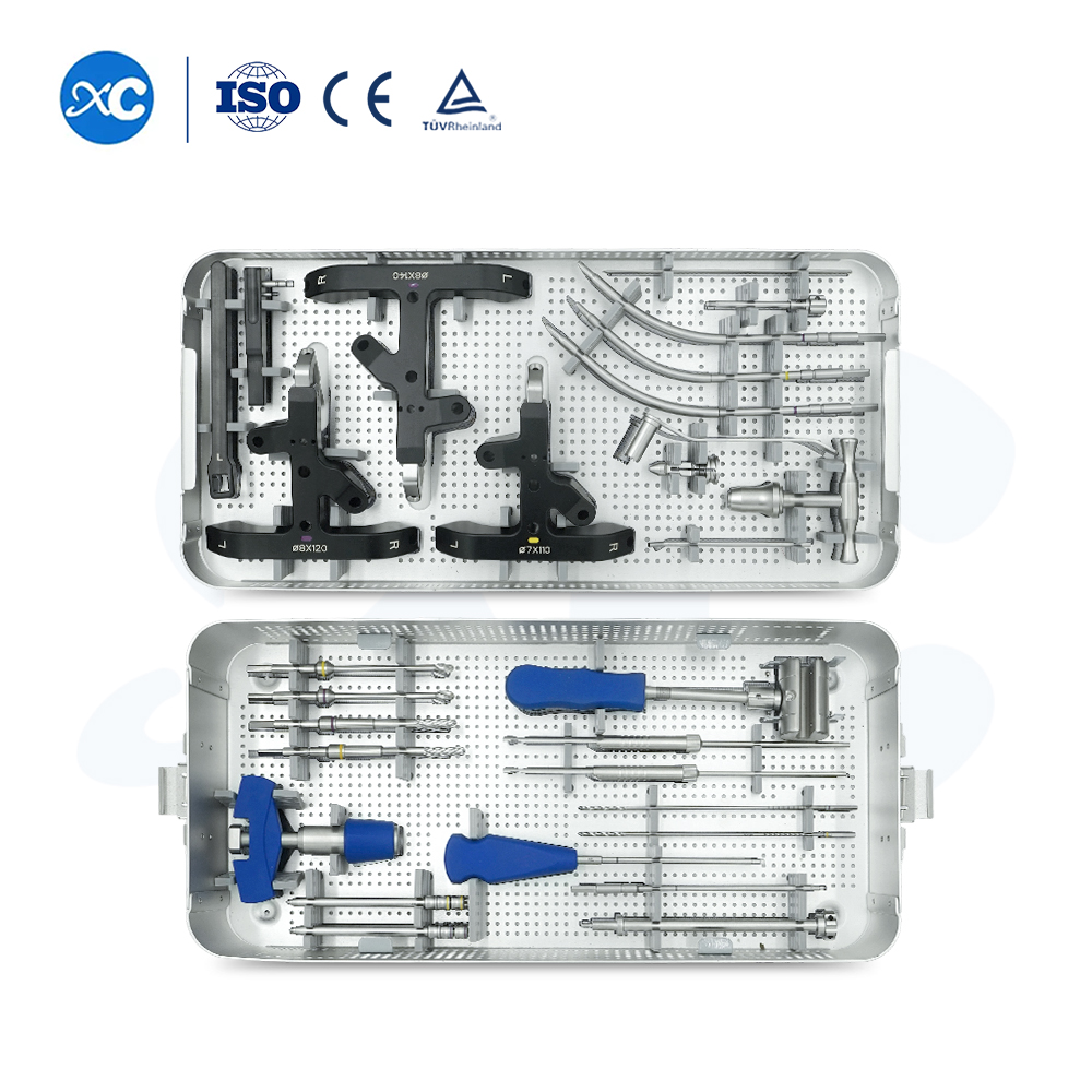 Retrograd Tibial Nail Instrument Set | Distal Tibia Fracture Fixation Kit | XC Medico