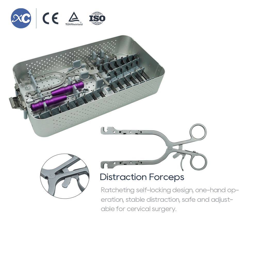 مجموعه ابزار جمع کننده گردن | جراحی ACDF | XC Medico
