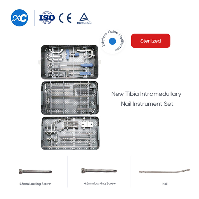 Tibial Intramedullary Nail hmanrua Set thar | XC Medico chuan a rawn ti a