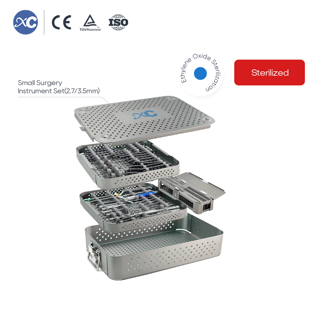 Kekere Ajeku Instrument Ṣeto | 2.7 / 3.5mm Orthopedic Awo Apo | XC Medico