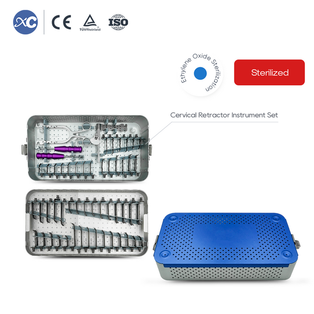 गर्भाशय ग्रीवा रिट्रैक्टर उपकरण सेट | एसीडीएफ सर्जरी | एक्ससी मेडिको