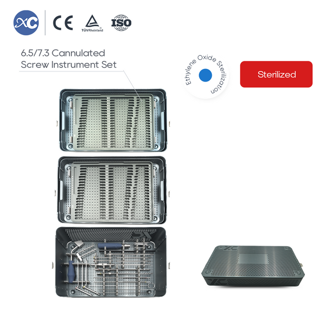 6.5/7.3mm Set Am&ucirc;r&ecirc;n Screw Cannulated | Ortoped&icirc; | XC Medico